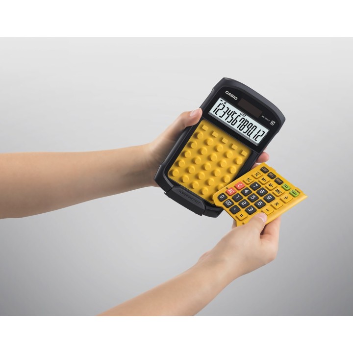 CASIO CALCULATOR OFFICE WATERPROOF WM-320MT-S 12-digit display. Tastiera rimovibile 108.5x168.5 livello impermeabile e resistent