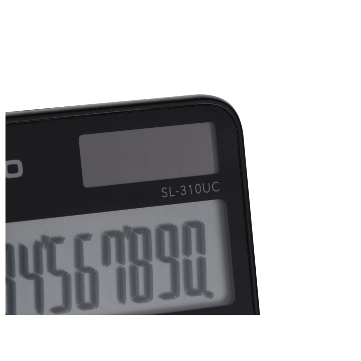 CASIO Calcolatrice tascabile SL-310UC-BK nera 10 digit display