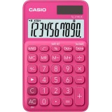 CASIO Calcolatrice tascabile SL-310UC-RD rossa 10 digit display