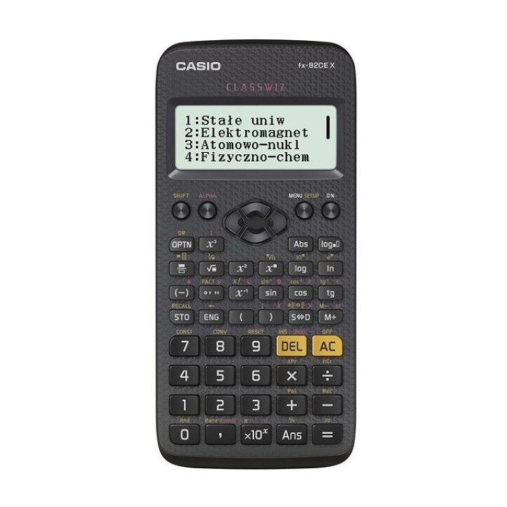 CASIO Calcolatrice SCIENTIFIC FX 82CEX nera 12-DIGIT display