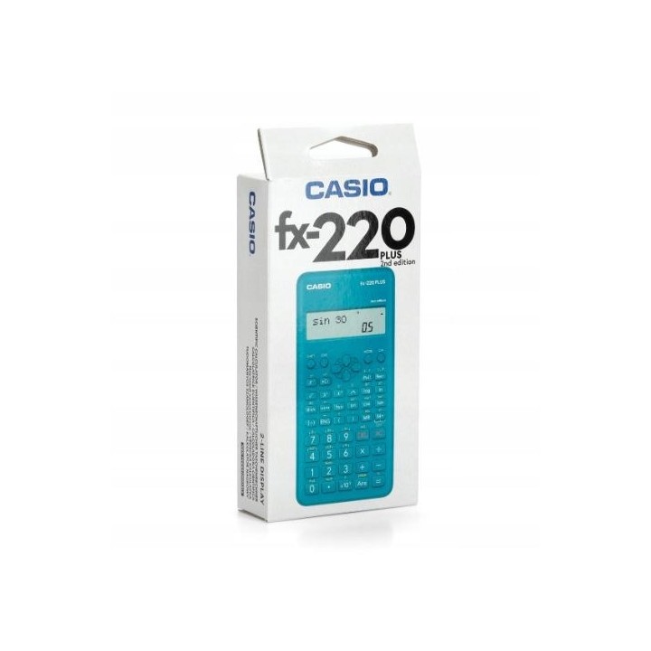 CASIO Calcolatrice SCIENTIFIC FX-220PLUS-2 blu 12 digit display