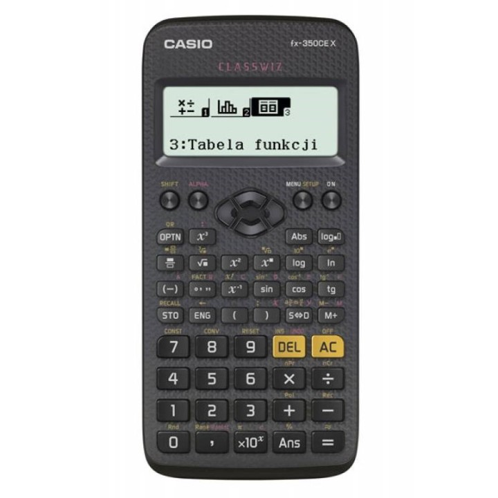 CASIO Calcolatrice SCIENTIFIC FX-350CEX 379 funzioni 77X166MM nera