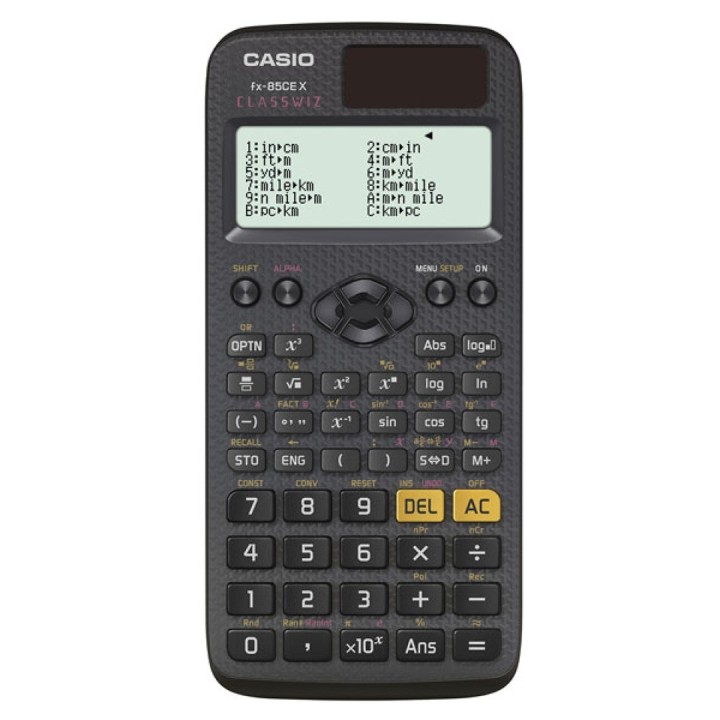 CASIO FX-85CEX Calcolatrice scientifica ufficio scuola 379 funzioni 77X166MM nera