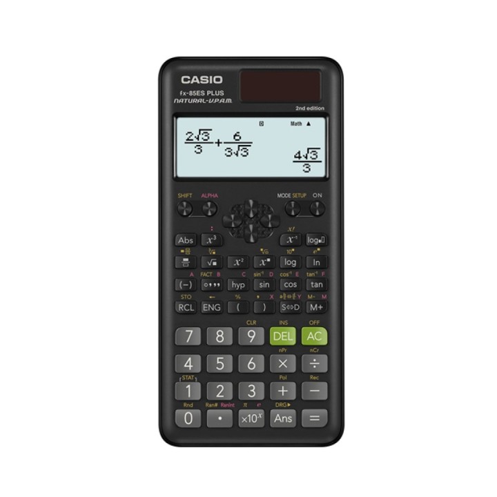 CASIO FX-85ESPLUS-2 B Calcolatrice scientifica 252 funzioni 77X162MM scatola cartone nera
