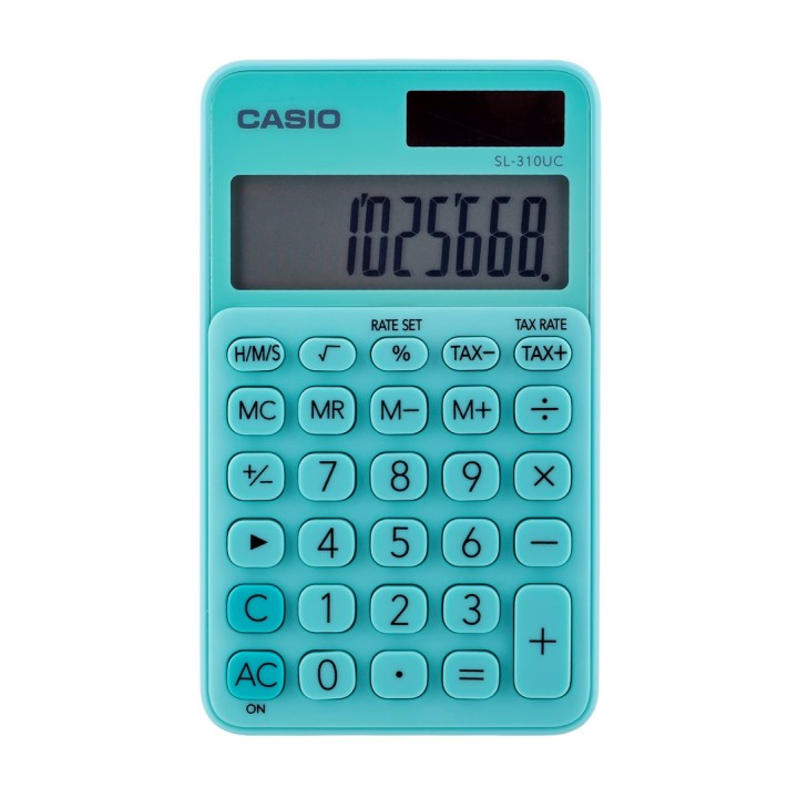 Casio Calcolatrice tascabile SL-310UC-GN verde