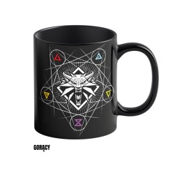 Tazza Good Loot The Witcher 3 Art Heat Reveal - Witcher Signs 480 ml nero