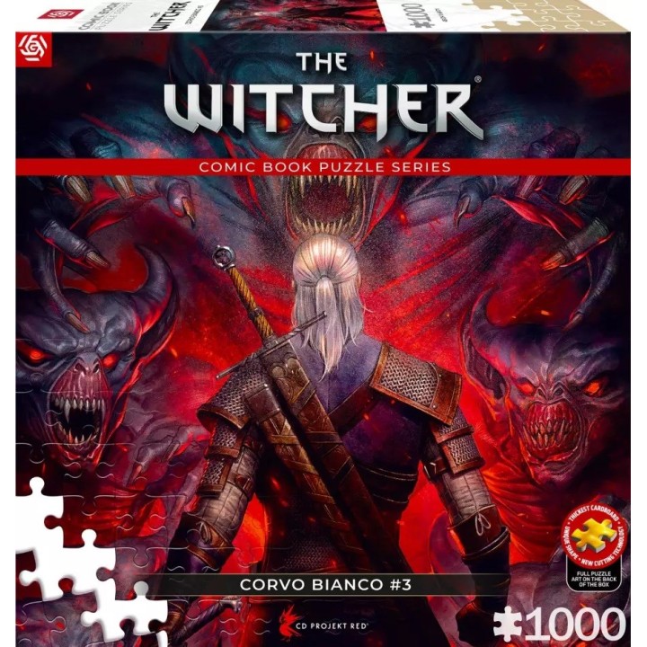 Puzzle Good Loot Comic Book - The Witcher: Corvo Bianco 1000 pezzi