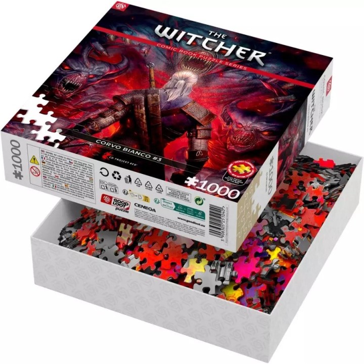 Puzzle Good Loot Comic Book - The Witcher: Corvo Bianco 1000 pezzi