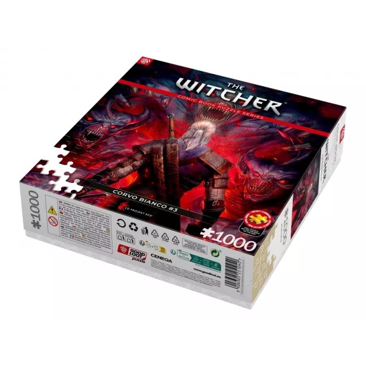 Puzzle Good Loot Comic Book - The Witcher: Corvo Bianco 1000 pezzi