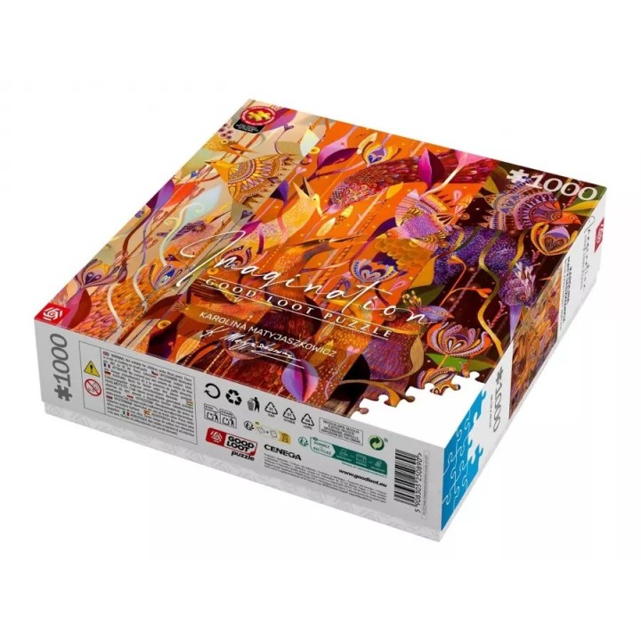 Puzzle Good Loot Imagination - Karolina Matyjaszkowicz: In the Bird Thicket - A Triptych 1000 pezzi