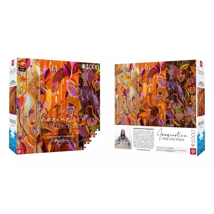Puzzle Good Loot Imagination - Karolina Matyjaszkowicz: In the Bird Thicket - A Triptych 1000 pezzi