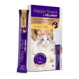CEVA Feliway Happy snack Pollo - snack per gatti - 6x15g