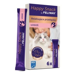 CEVA Feliway Happy snack Salmone - snack per gatti - 6x15g