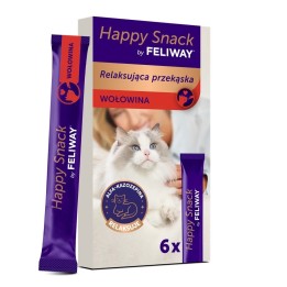 CEVA Happy Snack by Feliway Manzo - snack per gatti - 6x15g