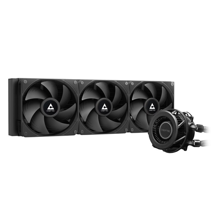 Chieftec CLC-360-VRM-BLK sistema di raffreddamento case per PC Raffreddamento liquido All-in-one 12 cm nero