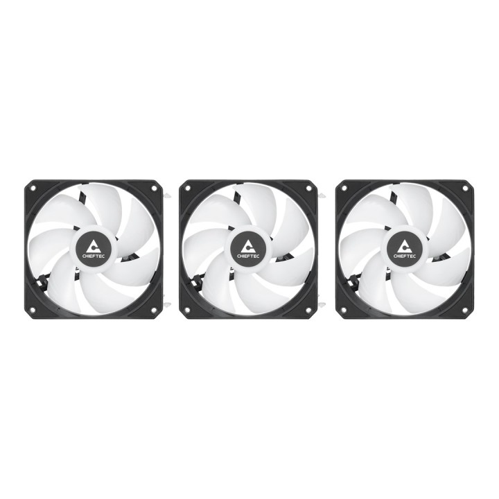 Chieftec CLC-360-VRM-RGB sistema di raffreddamento per PC Case per PC Raffreddatore a liquido all-in-one 12 cm Nero