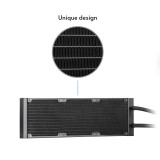 Chieftec CLC-360-VRM-RGB sistema di raffreddamento per PC Case per PC Raffreddatore a liquido all-in-one 12 cm Nero