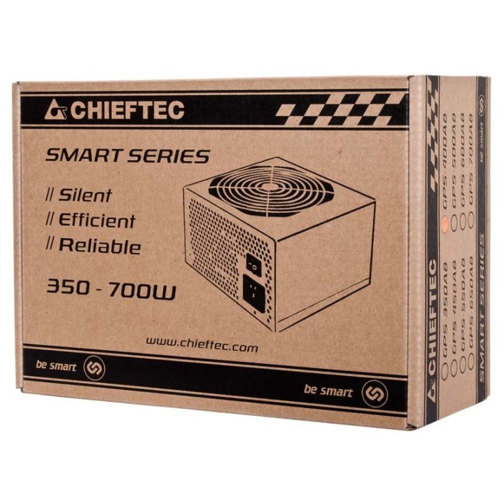 Chieftec Smart GPS-600A8 alimentatore 600 W 20+4 pin ATX ATX nero