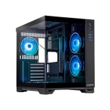 Chieftec Visio GM-30B-TG-OP nero Vetro temperato x 2 Cube Black