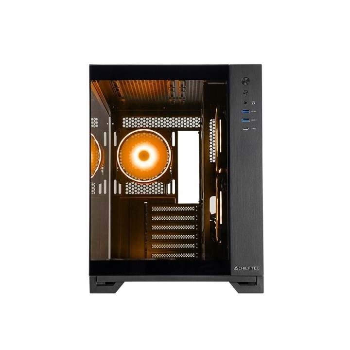 Chieftec Visio GM-30B-TG-OP nero Vetro temperato x 2 Cube Black