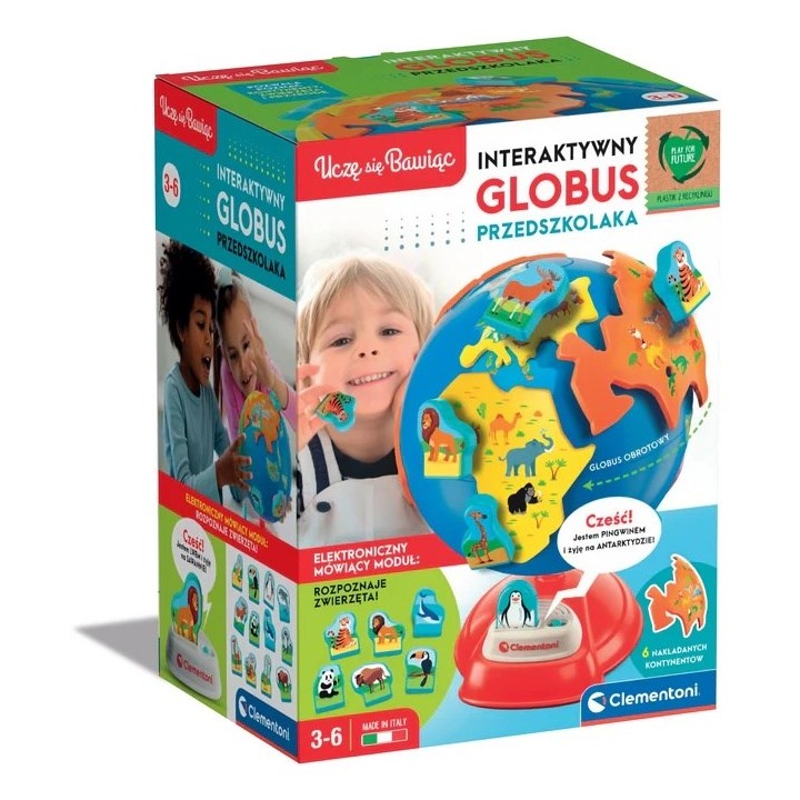 Clementoni Set – Globo Interattivo per Bambini in Età Prescolare
