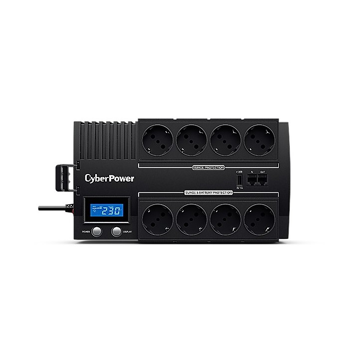 CyberPower BR1200ELCD Gruppo di continuità (UPS) Line-Interactive 1.2 kVA 720 W 8 AC presa(e)