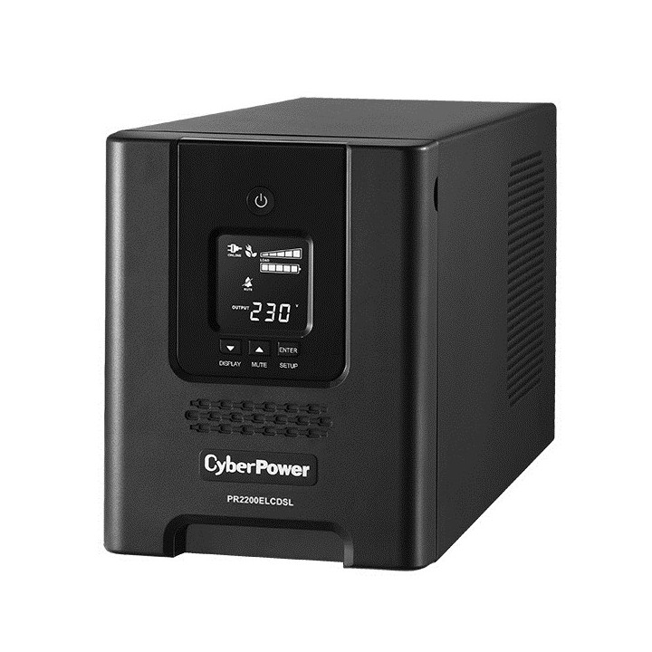 CyberPower PR2200ELCDSL Gruppo di continuità (UPS) Line-Interactive 2.2 kVA 1980 W 9 AC presa(e)