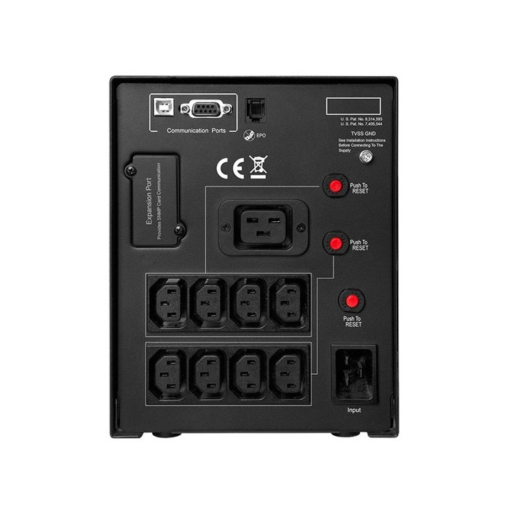 CyberPower PR3000ELCDSL Gruppo di continuità (UPS) Line-Interactive 3 kVA 2700 W 9 AC presa(e)