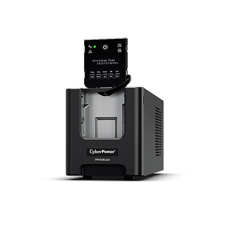 CyberPower PR750ELCD Gruppo di continuità (UPS) Line-Interactive 0.75 kVA 675 W 6 AC presa(e)