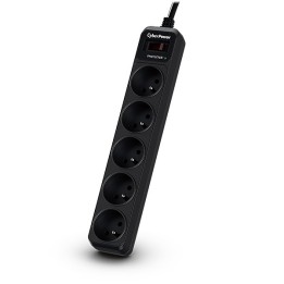CyberPower Tracer III B0520SC0-FR protezione da sovratensione nero 5 AC prese 200 - 250 V 1.8 m