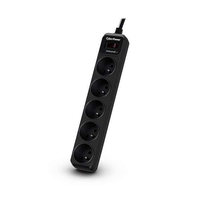 CyberPower Tracer III B0520SC0-FR protezione da sovratensione nero 5 AC prese 200 - 250 V 1.8 m