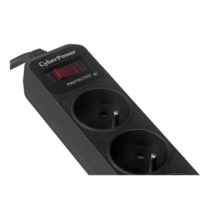CyberPower Tracer III B0620SC0-FR protezione da sovratensione 6 AC prese 200 - 250 V 1.8 m nero