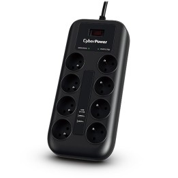 CyberPower Tracer III P0820SUF0-FR protezione da sovratensione nero 8 AC prese 200 - 250 V 1.8 m