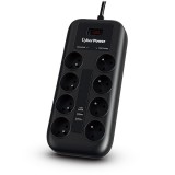 CyberPower Tracer III P0820SUF0-FR protezione da sovratensione nero 8 AC prese 200 - 250 V 1.8 m