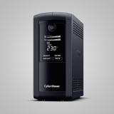 CyberPower Tracer III VP1000ELCD-FR gruppo di continuità (UPS) Line-Interactive 1 kVA 550 W 4 AC prese