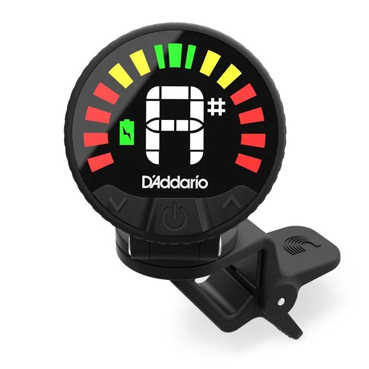 D'Addario PW-CT-26 - accordatore per chitarra nero