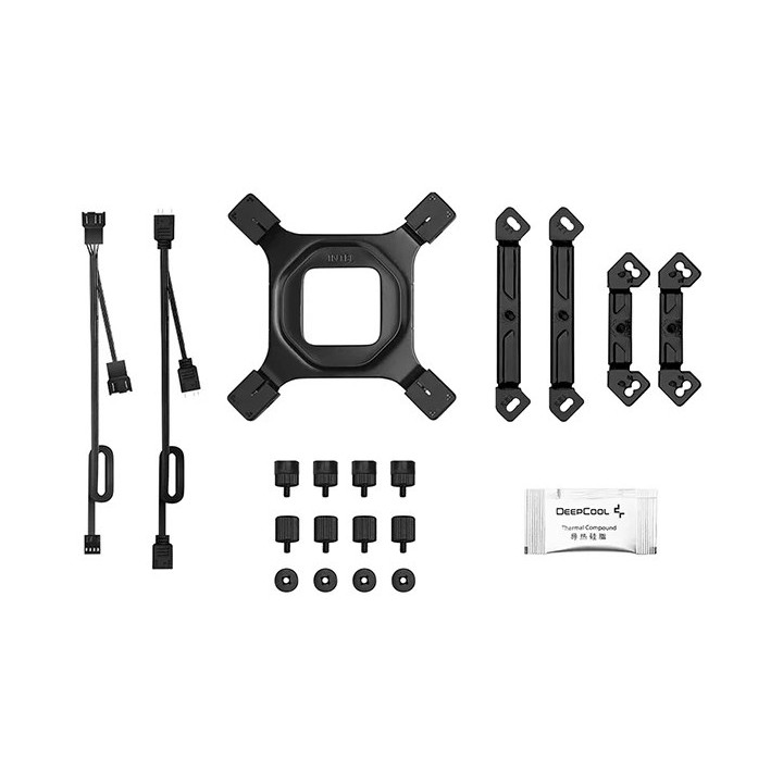 DeepCool AG620 BK ARGB V2 Raffreddamento Chipset Scheda madre ad aria 12 cm nero 1 pezzo