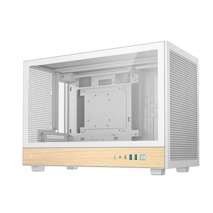 DeepCool CH260 WOOD case bianco
