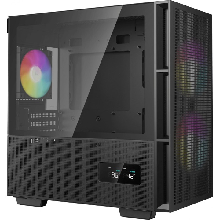 DeepCool CH360 DIGITAL Case Micro nero