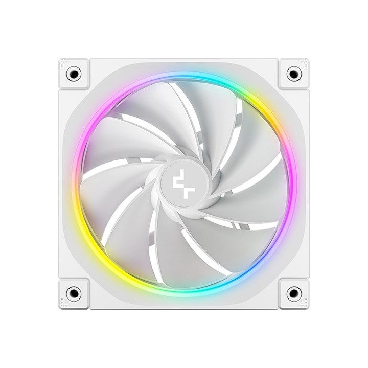 DeepCool FL12R WH-3 Ventola case per PC 12 cm bianca 3 pz