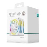 DeepCool FL12R WH-3 Ventola case per PC 12 cm bianca 3 pz