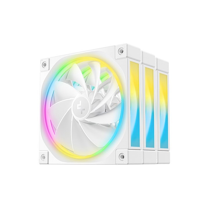 DeepCool FL12R WH-3 Ventola case per PC 12 cm bianca 3 pz