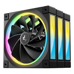 DeepCool FL12R-3 Ventola case per PC 12 cm nera 3 pz