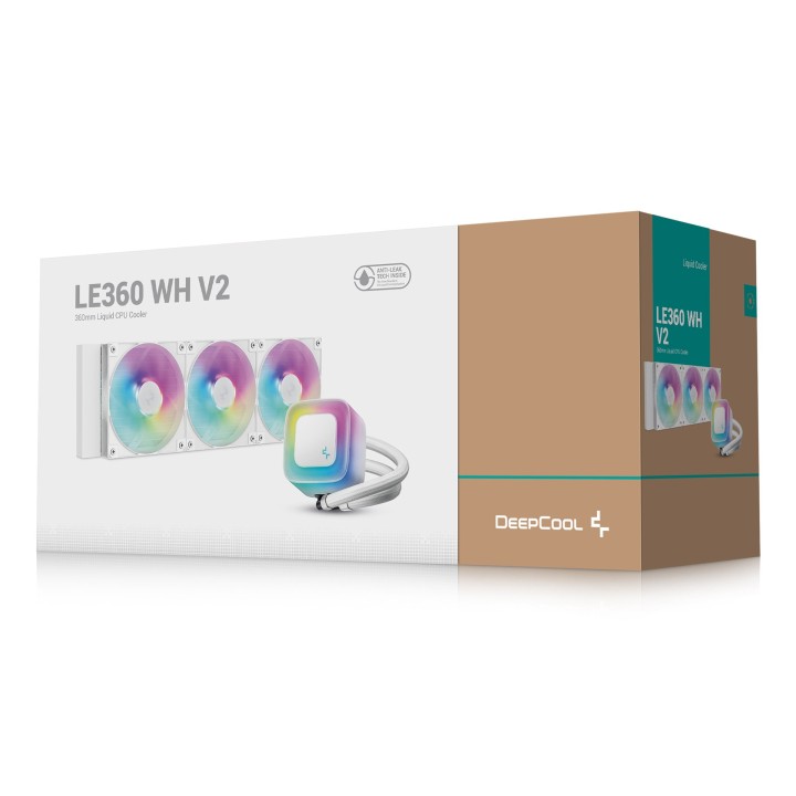 DeepCool LE360 WH V2 Raffreddamento Processore all-in-one a liquido 12 cm bianco 1 pezzo