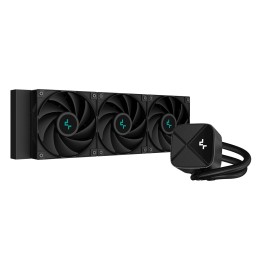 DeepCool LS720S Zero Dark Raffreddamento Processore all-in-one a liquido 12 cm nero 1 pezzo