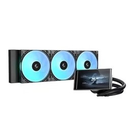 Raffreddatore CPU a liquido DeepCool LT360 VISION ARGB nero