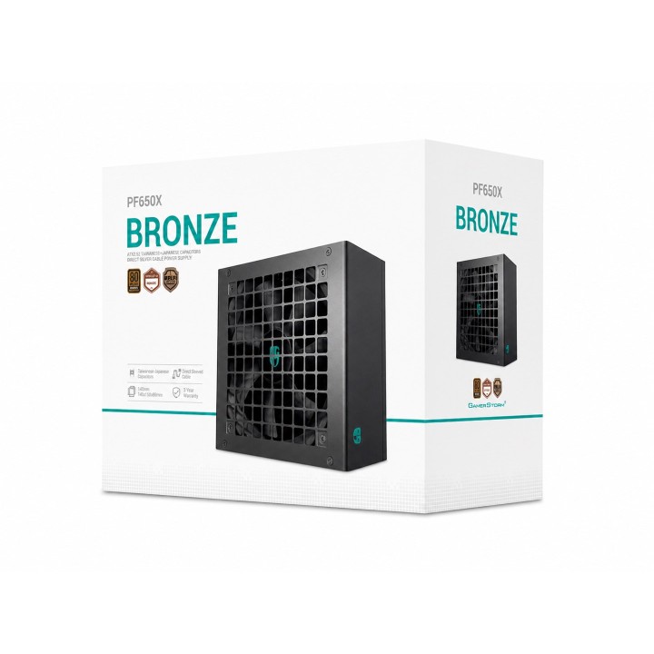 Alimentatore PC DEEPCOOL PF650X nero