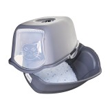 DIAMENTIQ BAYA antracite - lettiera per gatti - 55 5 x 40 x 38 7 cm