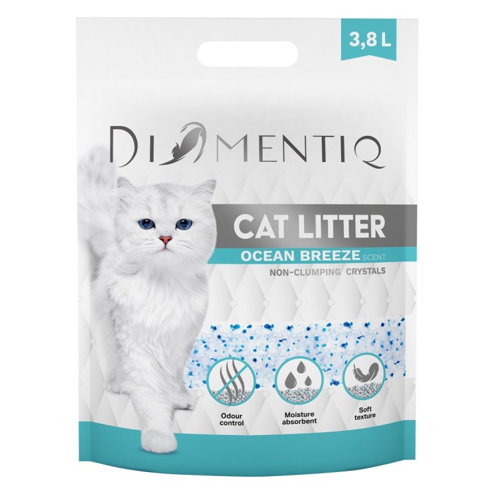 DIAMENTIQ Ocean Breeze - Lettiera per gatti - 3 8 l