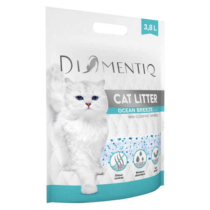 DIAMENTIQ Ocean Breeze - Lettiera per gatti - 3 8 l
